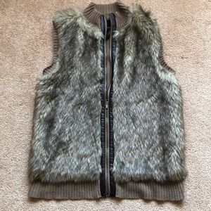 Cynthia Rowley Faux Fur Vest